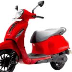 Bajaj Chetak 3001 electric scooter front and side profile